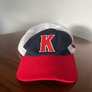 Red and Navy Cap with K Logo